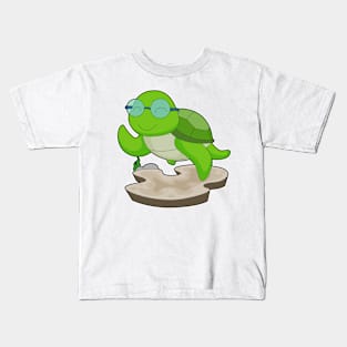 Turtle Glasses Kids T-Shirt